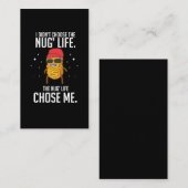 Funny Nug Life Design Chicken Nugget Visitekaartje (Voorkant / Achterkant)