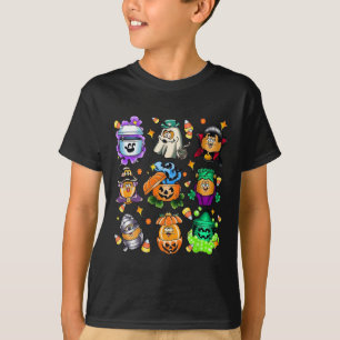 Funny Nuggets Maaltijdemmer Halloween Spooky T-shirt
