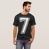 Funny Number 7 67 Meme Costume Matching Group Hall T-shirt (Voorkant volledig)
