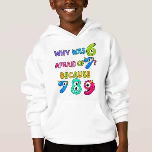 Funny Number Day Maths Hoodie for Kids | School Jo (Devant)