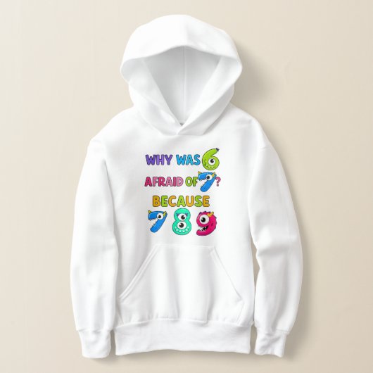 Funny Number Day Maths Hoodie for Kids | School Jo (Poser)