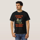 Funny Nurse Bunion Shirt - 12 uur Shift Zombie (Voorkant volledig)