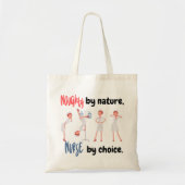 Funny Nurse Canvas tas (Voorkant)