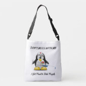 Funny Nurse Canvas tas (Achterkant)