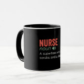 Funny Nurse Definition Mok (Voorkant links)