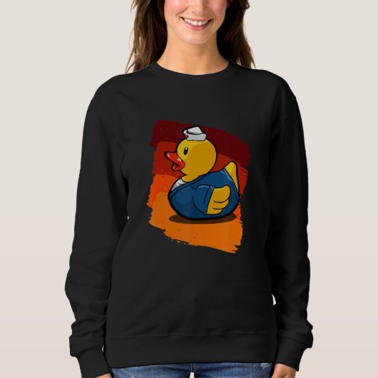 Funny Nurse Duck Trui (Voorkant)