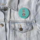 Funny Nurse Easter Bunny Button (In situ)