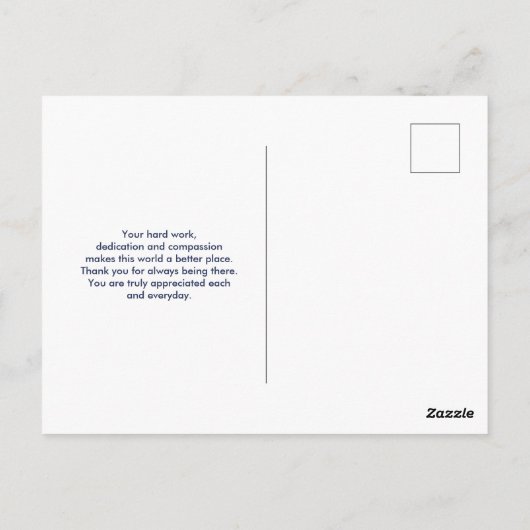 Funny Nurse Gezegde met Big Hypodermic Needle Briefkaart (Achterkant)