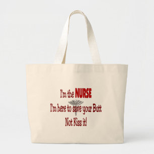 Funny Nurse Gifts Grote Tote Bag