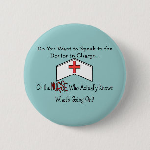 Funny Nurse Gifts Ronde Button 5,7 Cm