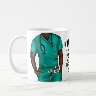 Funny Nurse in Progress Personalized Coffee Mok