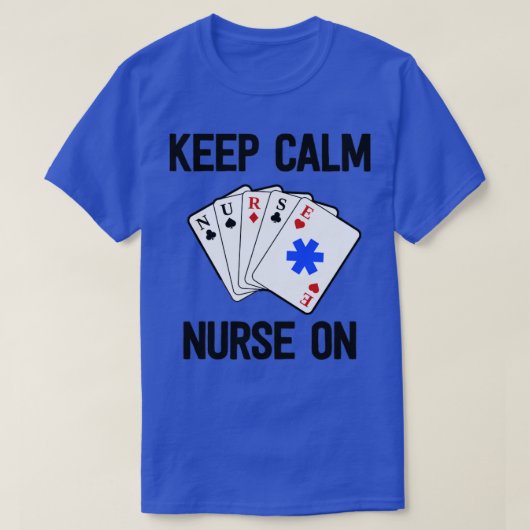 Funny Nurse Life Shirt Paramedic Gift Keep Calm Ca (Design voorkant)