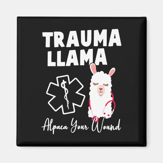 Funny Nurse Magneet (Voorkant)