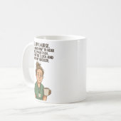 Funny Nurse Mok Collectie T-shirt (Voorkant links)