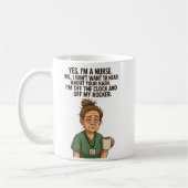 Funny Nurse Mok Collectie T-shirt (Links)