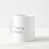 Funny Nurse Mug “Can I Get a Blanket” Custom Name (Devant gauche)