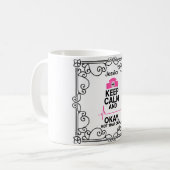 FUNNY Nurse Mug - Gardez Le Calme Pas FLATLINE (Devant gauche)