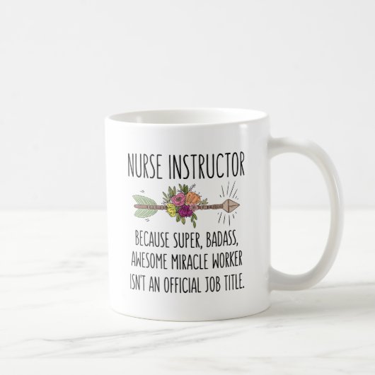 Funny Nurse Nursing Instructor Teacher Gift Idea Koffiemok (Rechts)