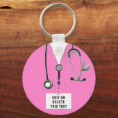 Funny Nurse Sleutelhanger (Voorkant)