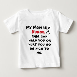Funny Nurse Stethoscoop Baby T-shirt