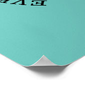 Funny Nurse Stethoscope Bunny Poster (Coin)