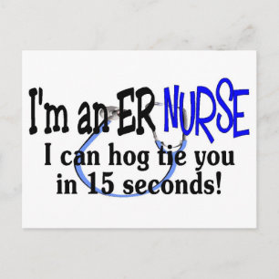 Funny Nurse T-Shirts en Gifts Briefkaart