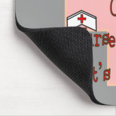 Funny Nurse T-Shirts en Gifts Muismat (Hoek)