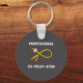 Funny Nurse Urology Crew T- Catheter Joke Student Sleutelhanger (Voorkant)