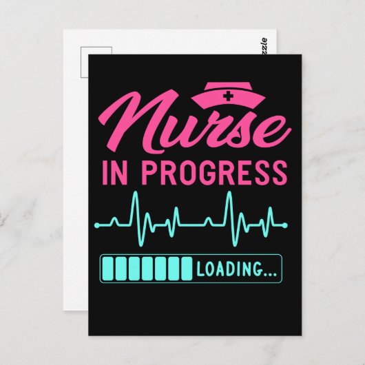 Funny Nursing Future Registered Nurse Loading Briefkaart (Voorkant / Achterkant)