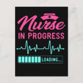 Funny Nursing Future Registered Nurse Loading Briefkaart (Voorkant)