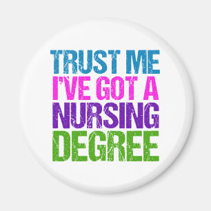 Funny Nursing School Afstuderen Nurse Afstuderen Magneet