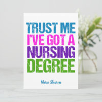 Funny Nursing School Afstuderen Personalized Nurse