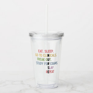 Funny Nursing School student Future Nurse Gifts Acryl Drinkbeker