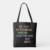 Funny Nursing School student Future Nurse Gifts Draagtas (Achterkant)