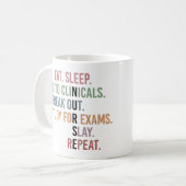 Funny Nursing School student Future Nurse Gifts Koffiemok (Voorkant links)