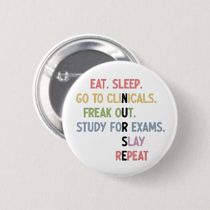 Funny Nursing School student Future Nurse Gifts Ronde Button 5,7 Cm