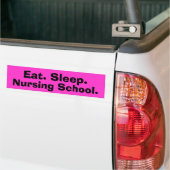 Funny Nursing Student Bumpersticker (Op Truck)