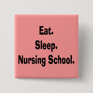 Funny Nursing Student Gifts Vierkante Button 5,1 Cm