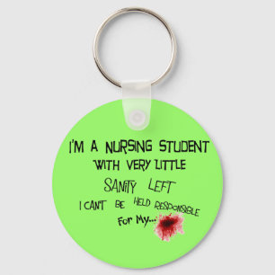 Funny Nursing Student Key chain Sleutelhanger