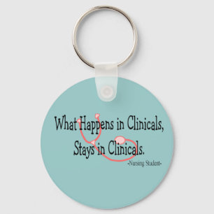 Funny Nursing Student Sleutelhangers