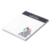 Funny Nursing Superheld Gezegde Typografie Notitieblok (Gedraaid)