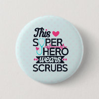 Funny Nursing Superheld Gezegde Typografie