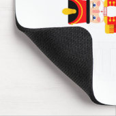 Funny Nutcracker Fritz Did It Clara Christmas Ball Muismat (Hoek)