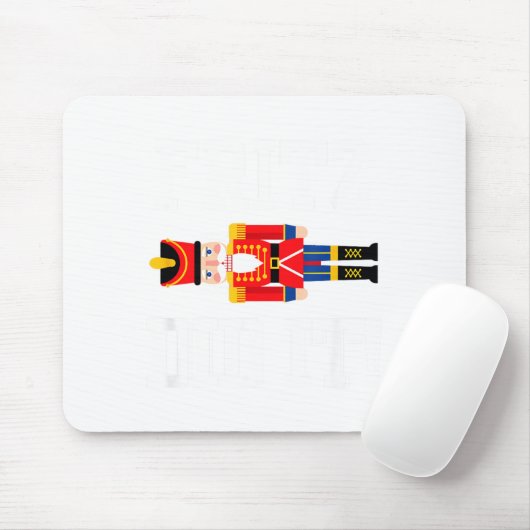 Funny Nutcracker Fritz Did It Clara Christmas Ball Muismat (Met muis)