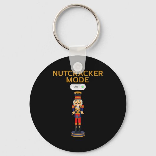 Funny Nutcracker Shirt Christmas Nutcracker Mode O Sleutelhanger (Voorkant)