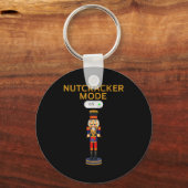 Funny Nutcracker Shirt Christmas Nutcracker Mode O Sleutelhanger (Voorkant)
