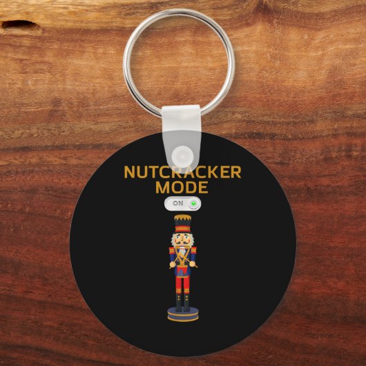 Funny Nutcracker Shirt Christmas Nutcracker Mode O Sleutelhanger (Voorkant)