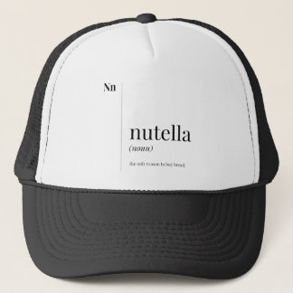 Funny Nutella Definition Trucker Pet