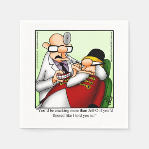 Funny Nutkraker Humor Party Napkins Servet