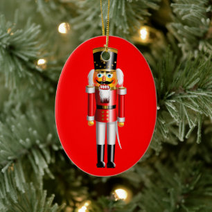 Funny Nutkraker Speelgoed Soldaten Keramisch Ornament